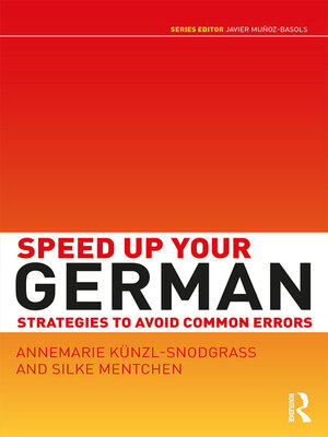 cover image of Speed Up Your German